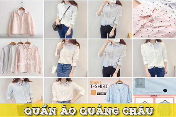 Quần áo Quảng Châu cũng là mặt hàng bán chạy thời điểm hiện tại
