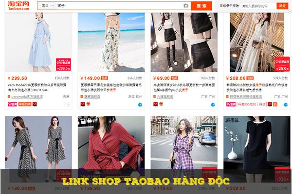 Link order Taobao hàng độc